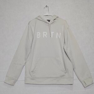 Burton BRTN Fleece Hoodie Mens Medium Snowboard Sweatshirt Thumbholes